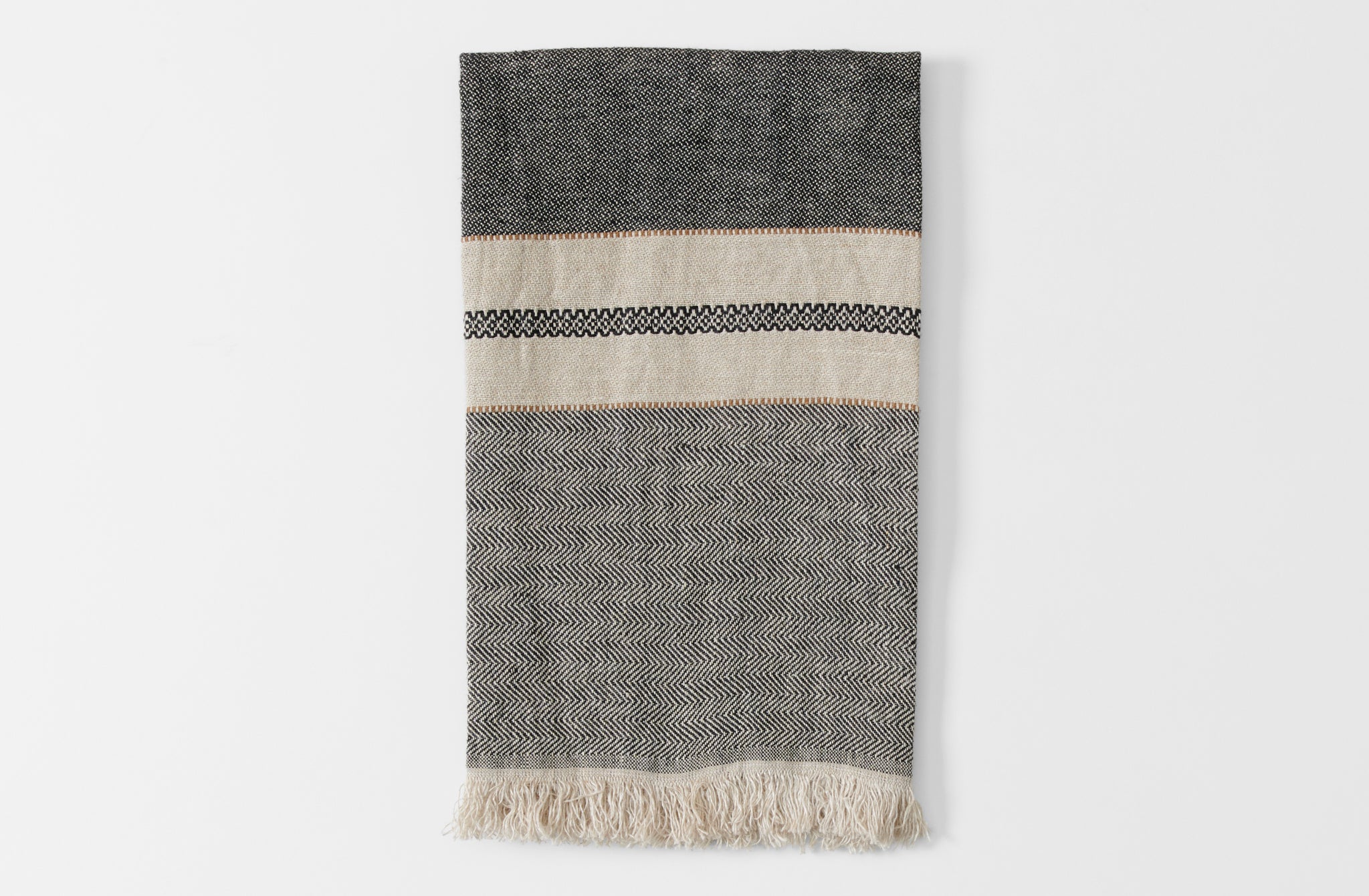 Tack Stripe Linen Kitchen Towel