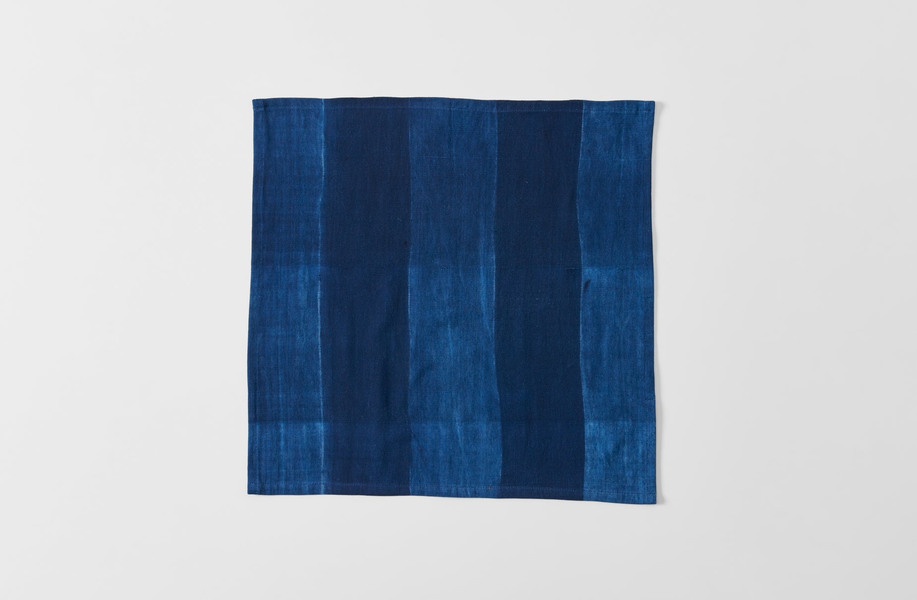 Indigo Block Stripe Tie Dye Napkin