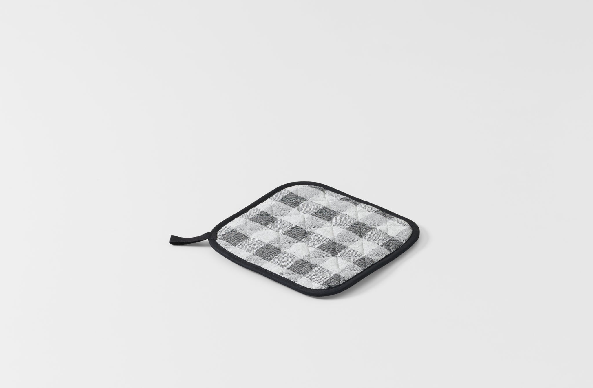 Tori Murphy Black Woodhouse Check Pot Holder