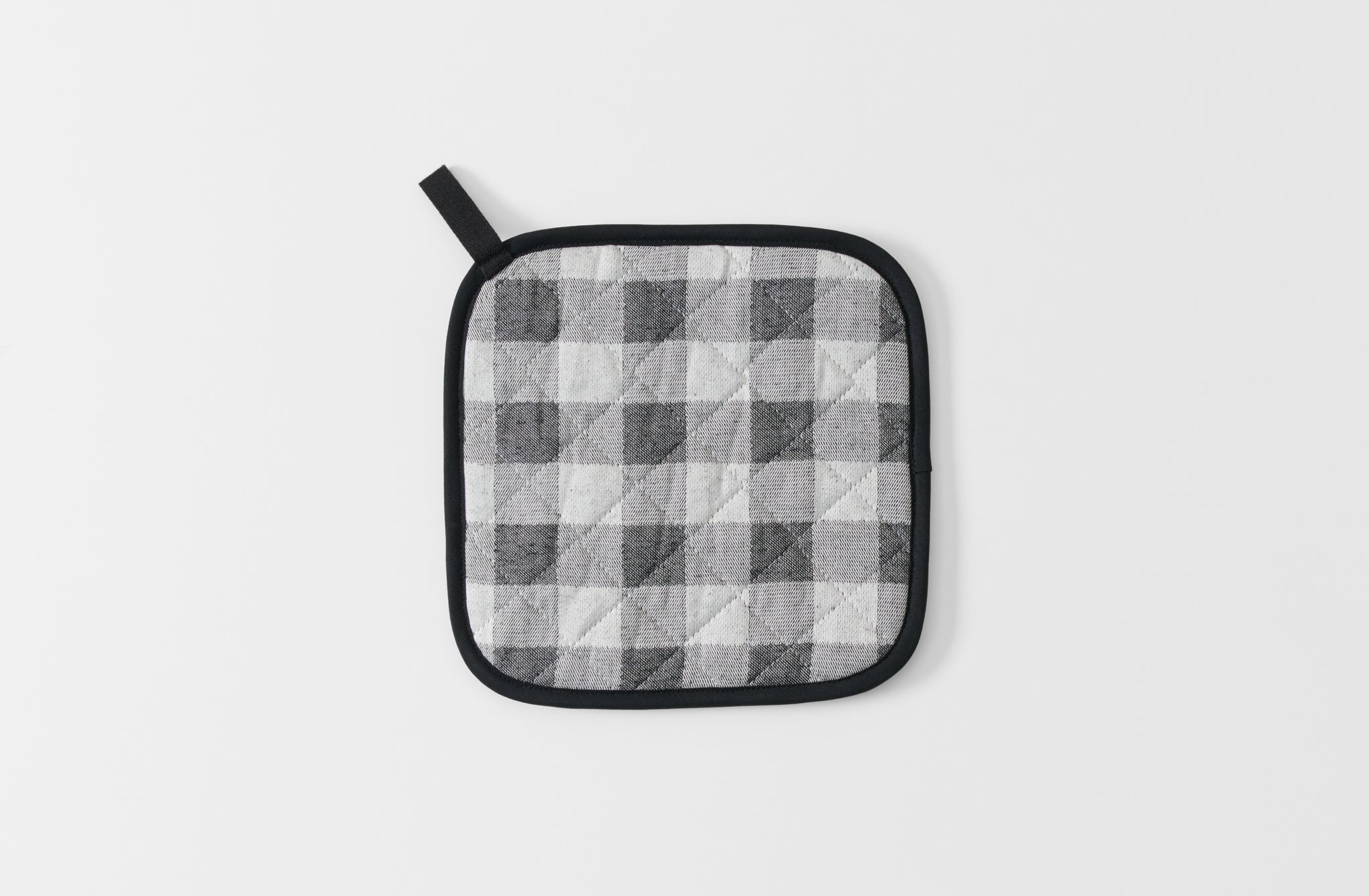 Tori Murphy Black Woodhouse Check Pot Holder