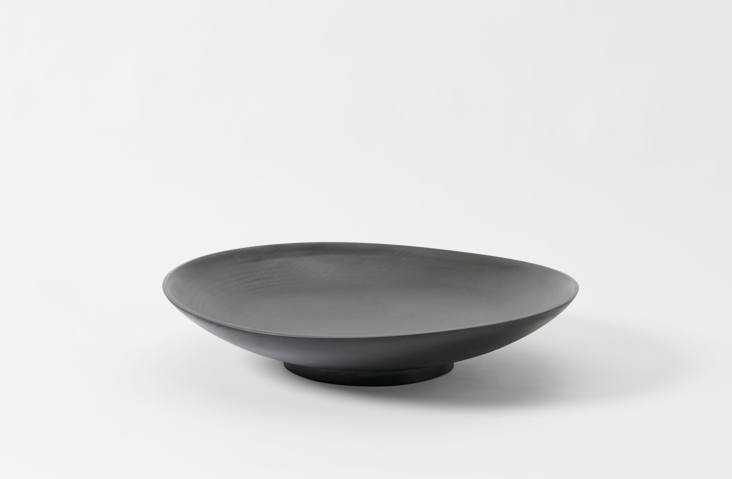 Abigail Castañeda Waxed Graphite Maple 20 Inch Footed Bowl