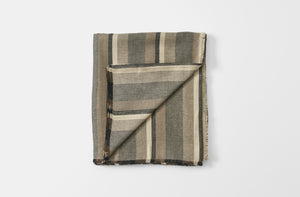 Woodland Herringbone Stripe Linen Tablecloth