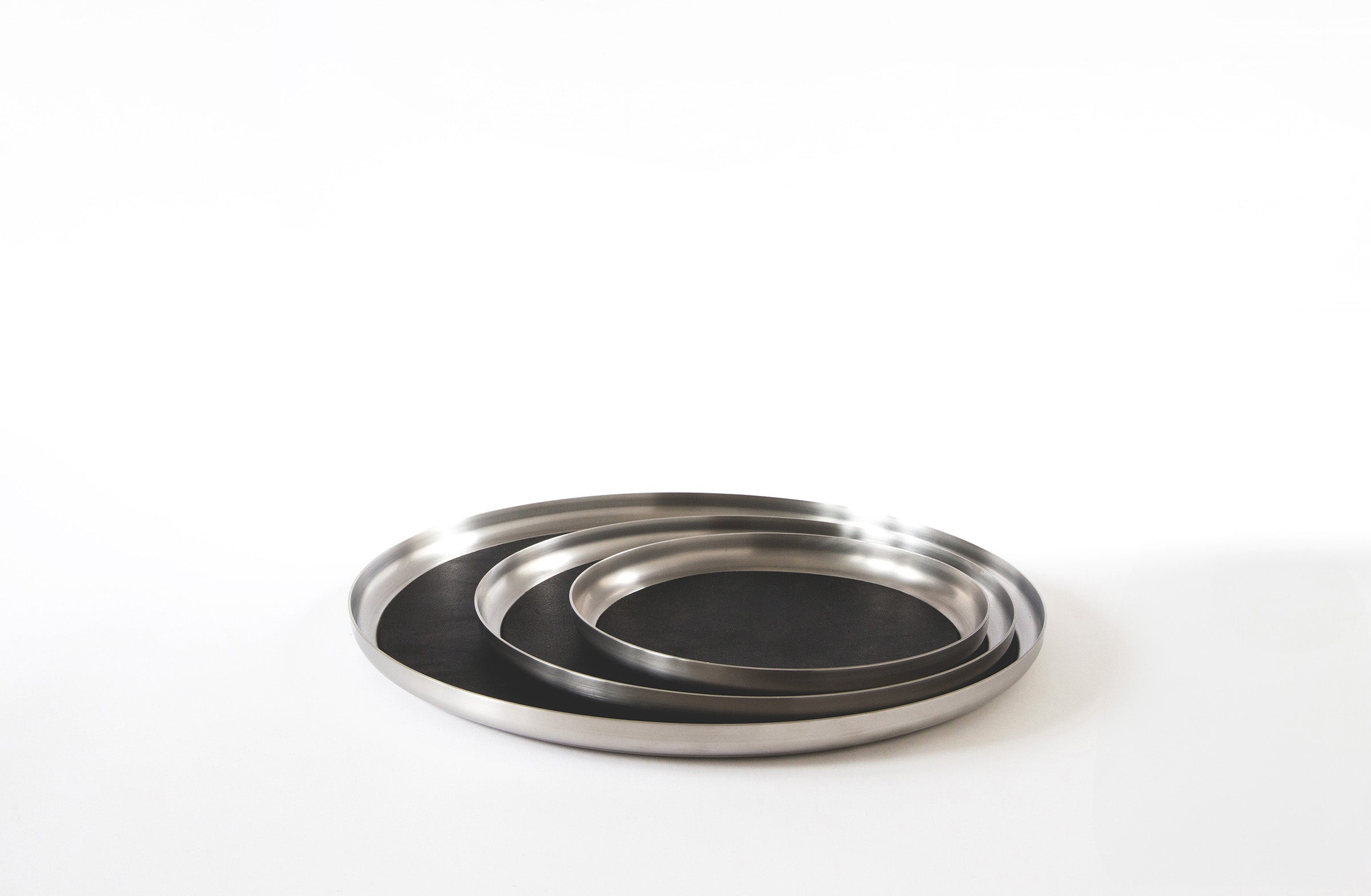 Michaël Verheyden Serve Set of Three Stainless Steel Trays