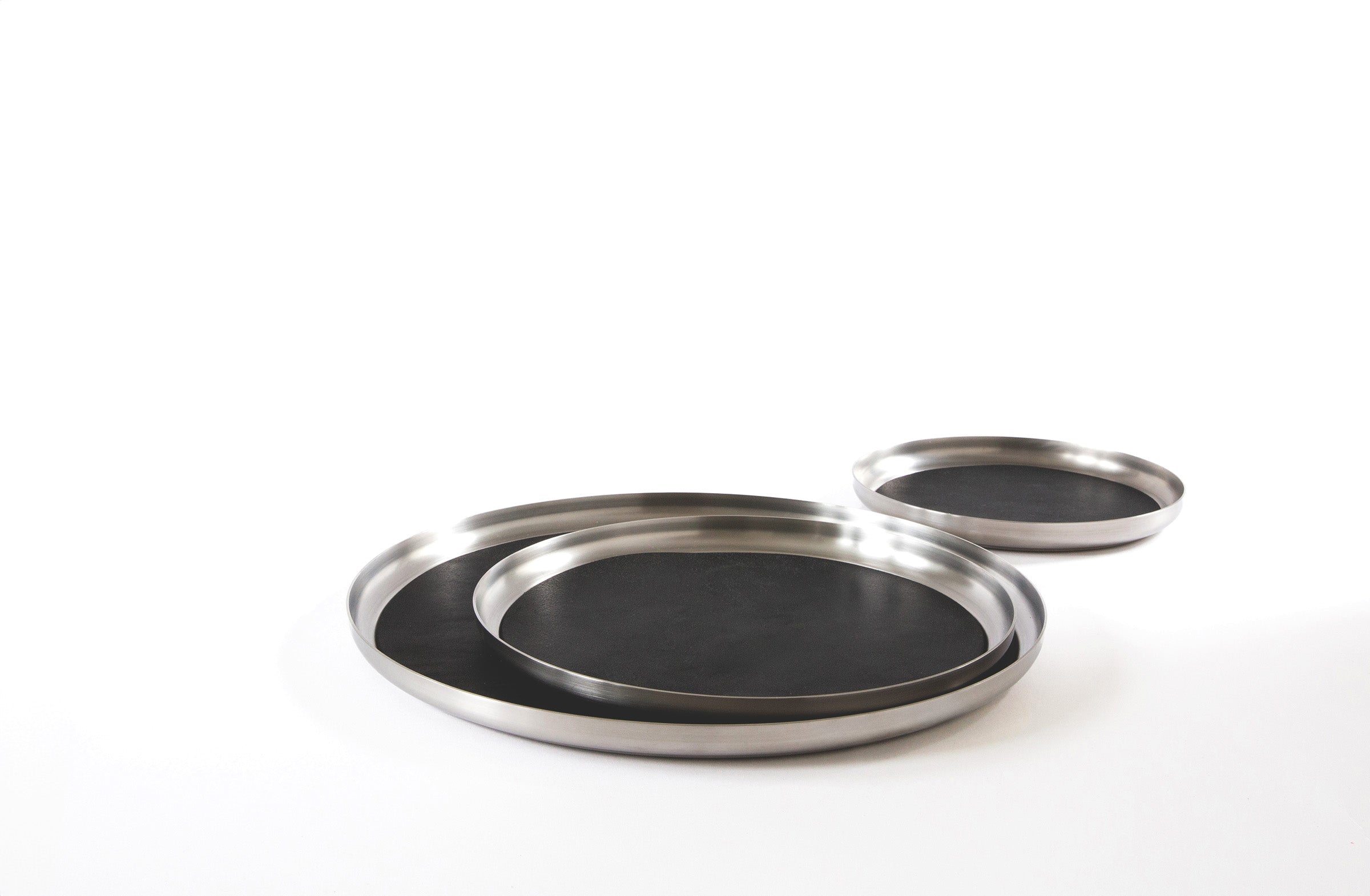 Michaël Verheyden Serve Set of Three Stainless Steel Trays