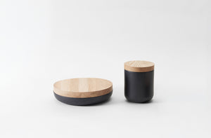 Vincent Van Duysen ceramic containers with oak lids. Default