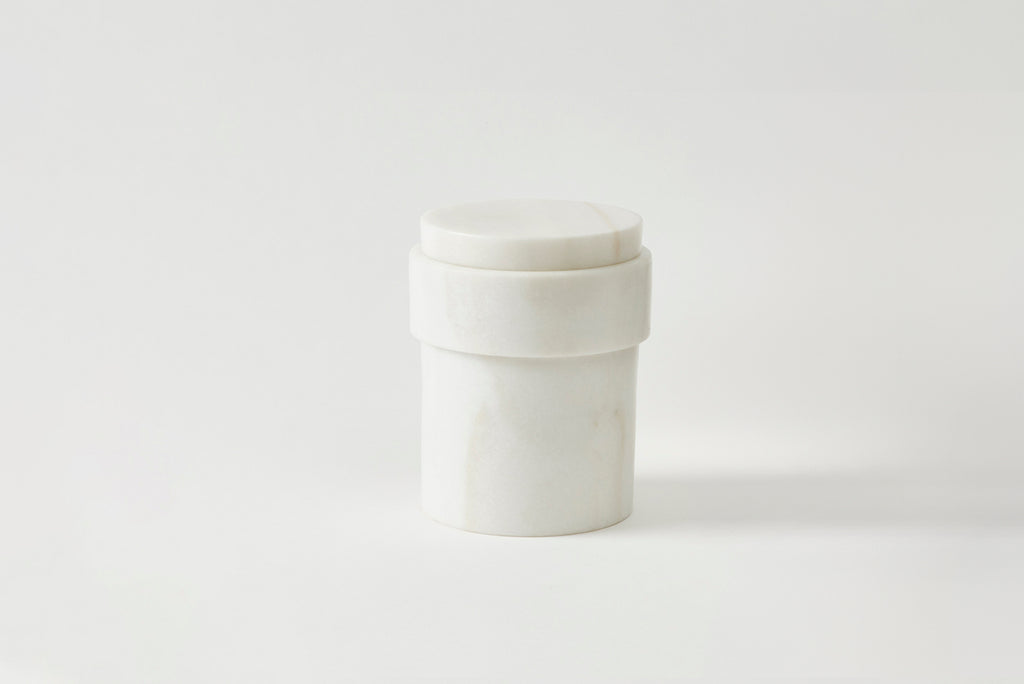 Michaël Verheyden for MARCH Large White Marble Container