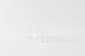 Il Buco Vita Clear Mouth Blown Glass Tumblers