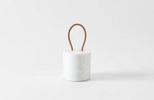 Michaël Verheyden White Marble Door Stop