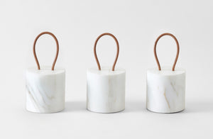 Michaël Verheyden White Marble Door Stop