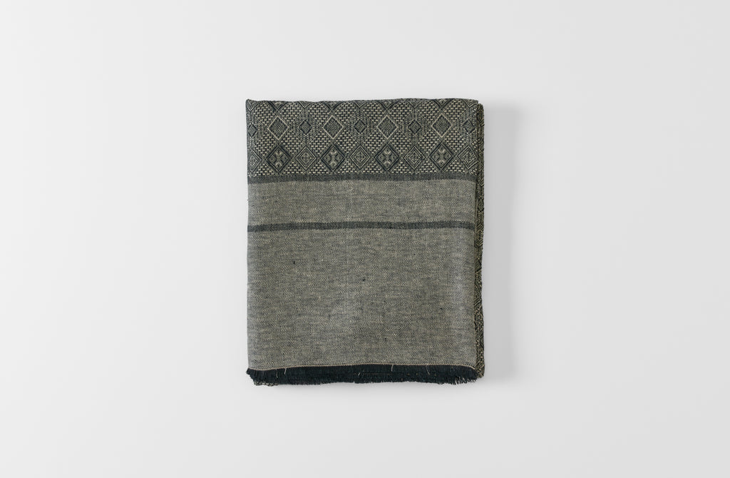 Afrodite Black Fringed Tablecloth