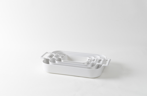 Revol White Rectangular Roasting Dishes