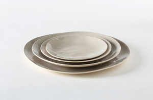 Brickett Davda Taupe Plates