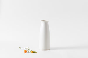 Christiane Perrochon White Bottle Vase