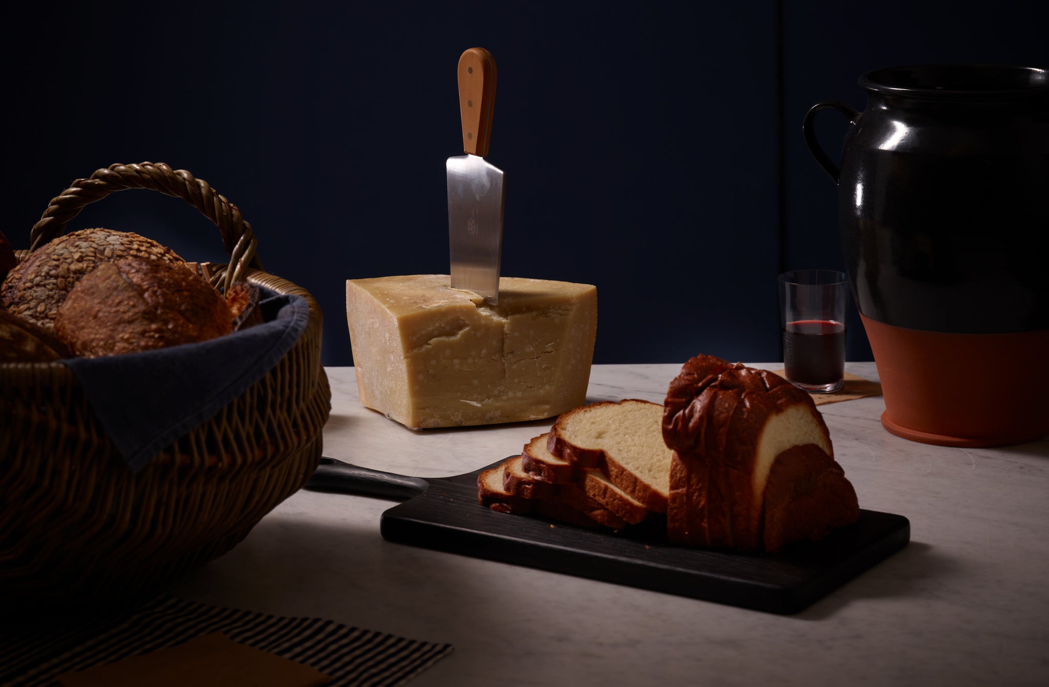 Charcoal Stoneware Large Confit Jar