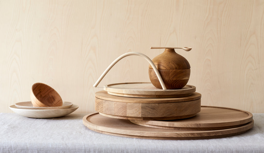 Michaël Verheyden Extra Large Oak Round Tray