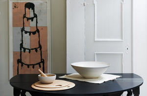 Christiane Perrochon White Beige Extra Large Bowl