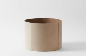 Michaël Verheyden Concrete Medium Saddle Leather Basket