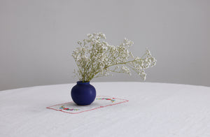 Christiane Perrochon Blue Violet Petite Boule Vase