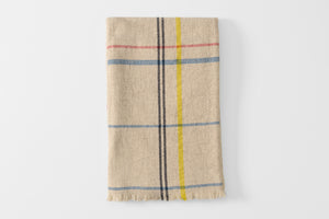 Bauhaus grid throw blanket.