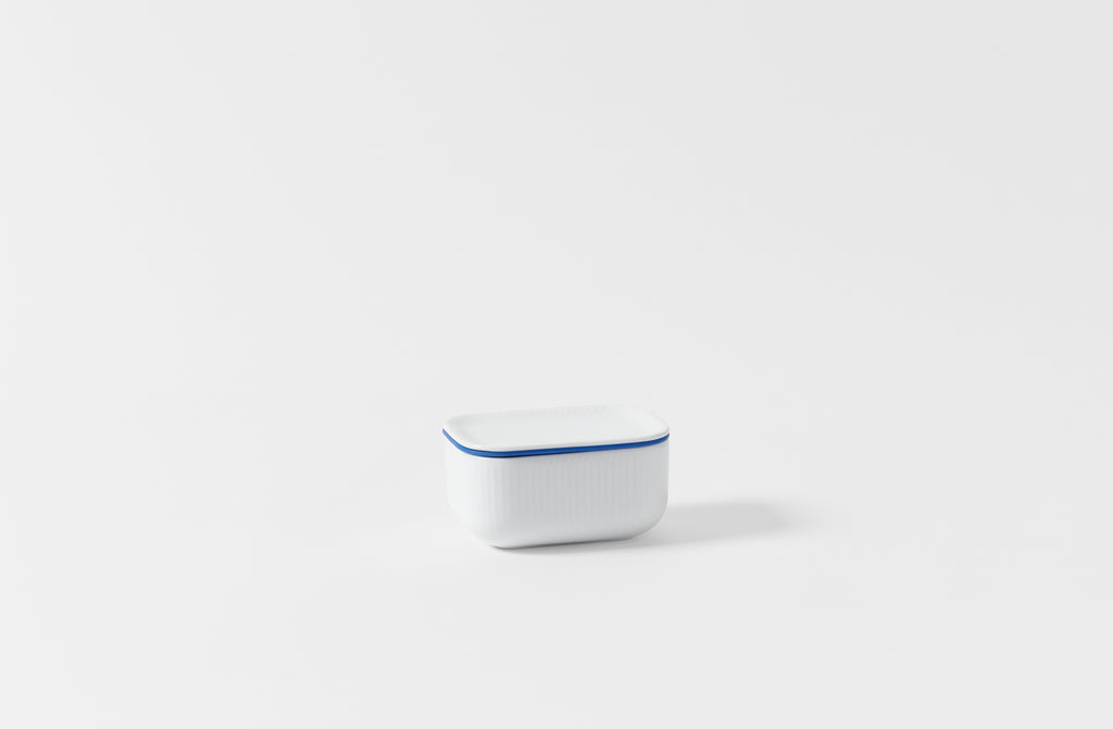 Royal Copenhagen White Fluted Dish with Lid