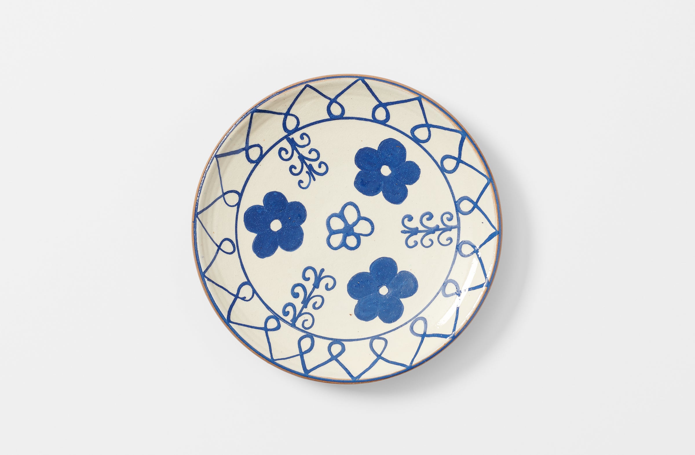Blue Folk Plate