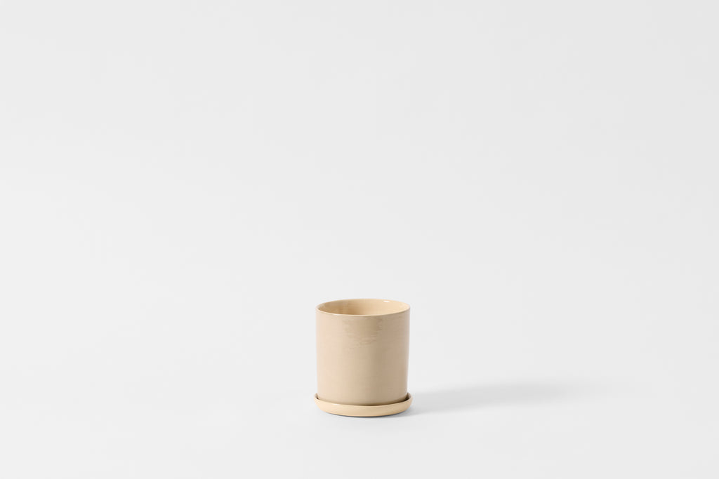 Brickett Davda Taupe Herb Pot