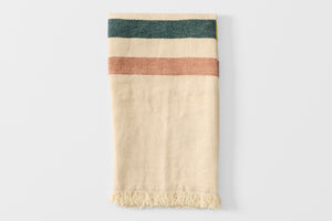 Cabin Stripe Linen Kitchen Towel