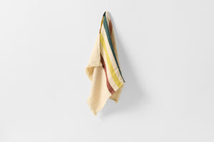 Cabin Stripe Linen Kitchen Towel