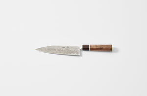 Carter Cutlery funayaki kitchen knife maple ironwood handle.