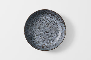 Christiane Perrochon Blue Grey Spot Large Low Serving Bowl