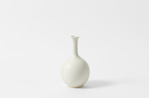 Christiane Perrochon cloud grey medium round bottle vase.