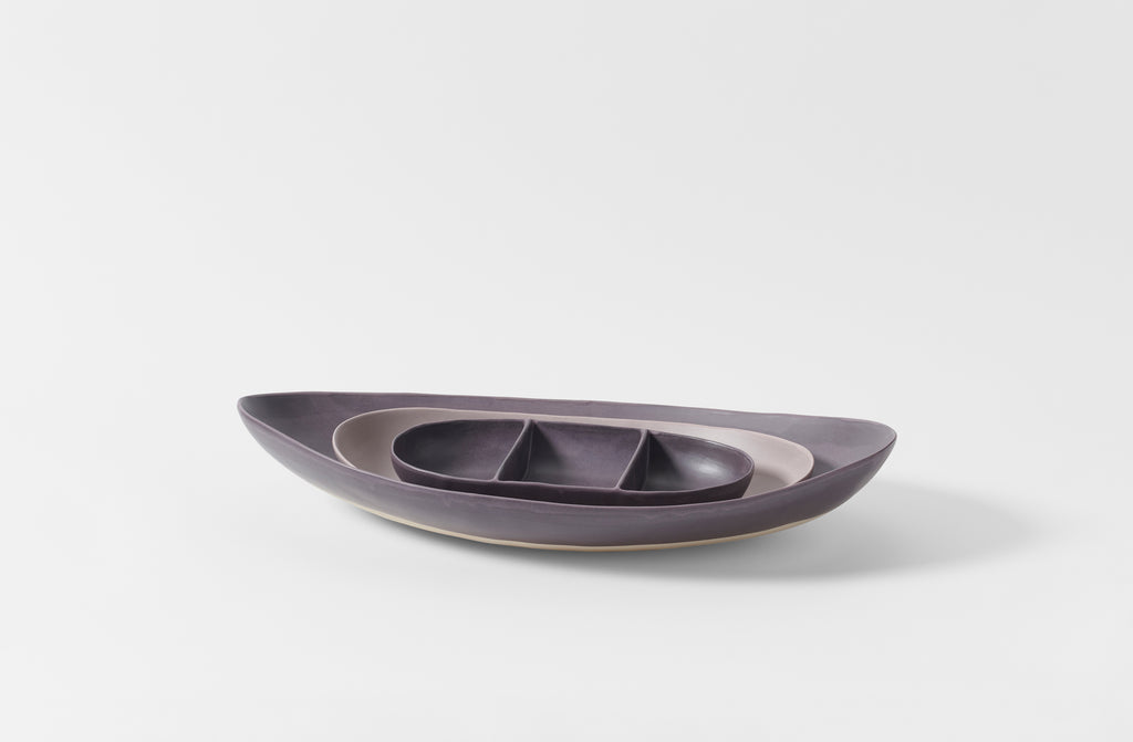 Christiane Perrochon Thistle Medium Long Oval Dish