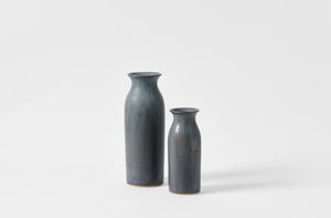 Christiane Perrochon large and medium grey blue bottle vases. Default