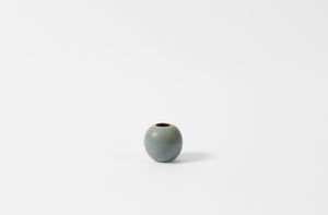 Christiane Perrochon grey blue small round vase