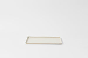 Christiane Perrochon powder white large rectangle tray.