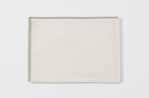 Christiane Perrochon powder white large rectangle tray overhead