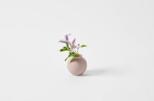 Thistle Christiane Perrochon petite boule vase holding lavender flowers