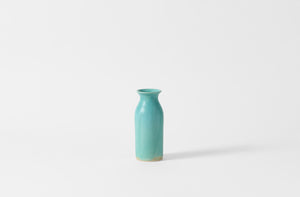 Christiane Perrochon medium turquoise bottle vase.