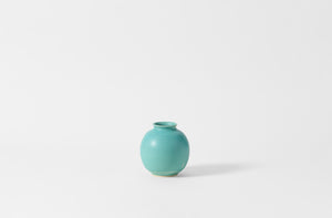 Small Christiane Perrochon turquoise boule.