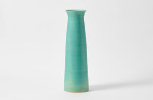 Christiane Perrochon turquoise extra large column vase.