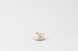 Christiane Perrochon White Beige Demi-Tasse Espresso Cup