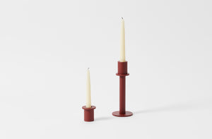 David Chipperfield Oxide Red Tall Candle Holder