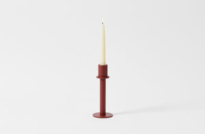 David Chipperfield Oxide Red Tall Candle Holder