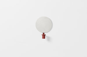 David Chipperfield Oxide Red Mirror Candle Sconce