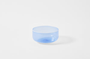 Davide Fuin blue filigree low bowl 