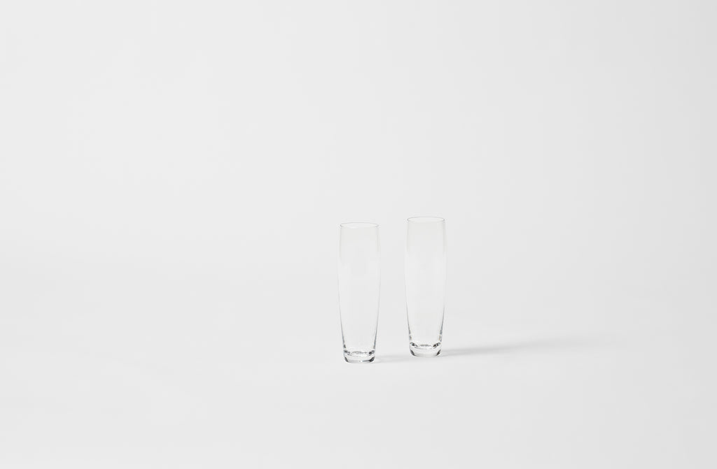 Deborah Ehrlich Simple Crystal Curved Champagne Glass