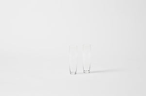 Deborah Ehrlich Simple Crystal Curved Champagne Glass