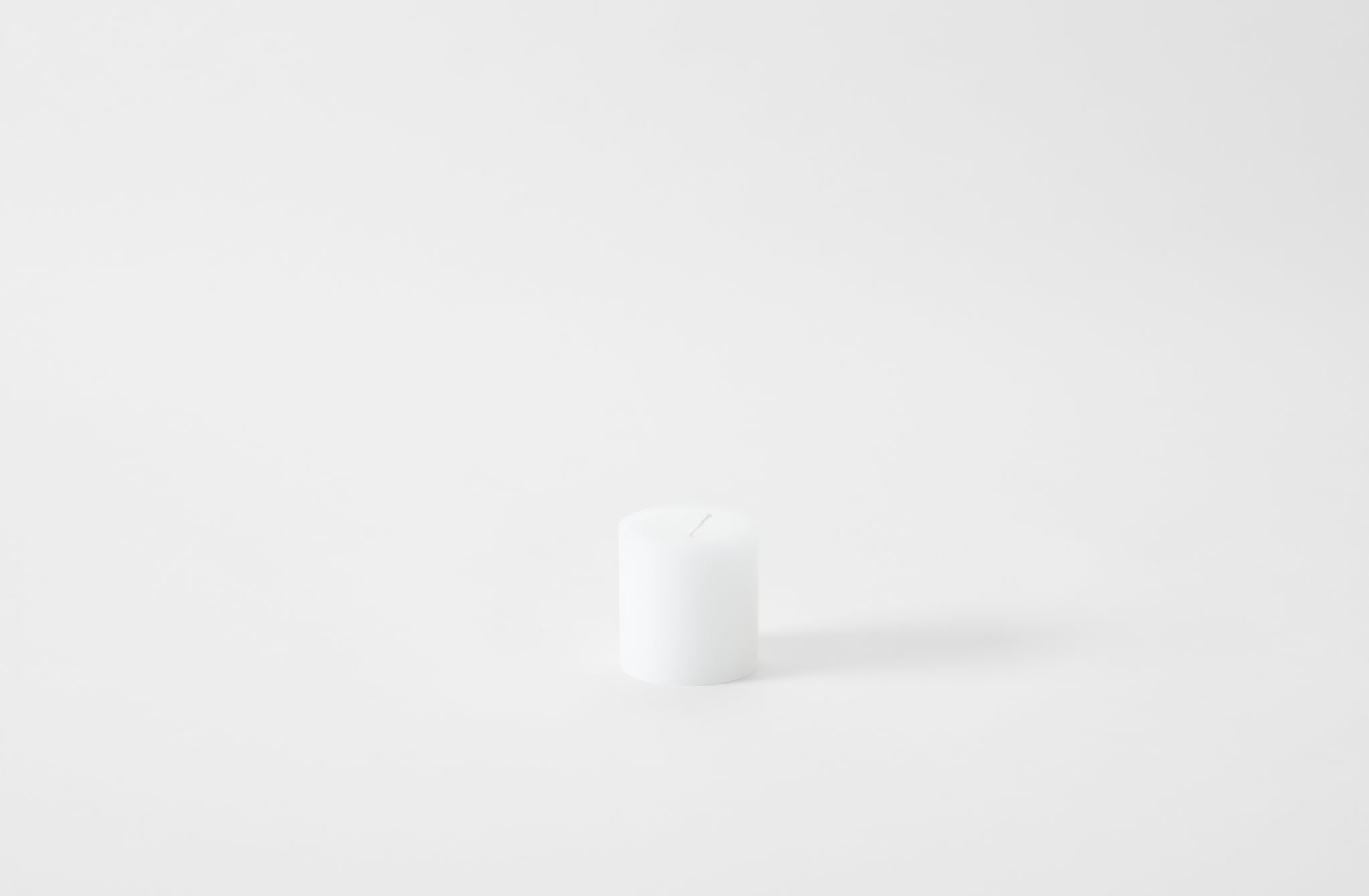 Hand Poured White Pillar Candle