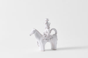 Equestre Small Ceramic Candle Holder