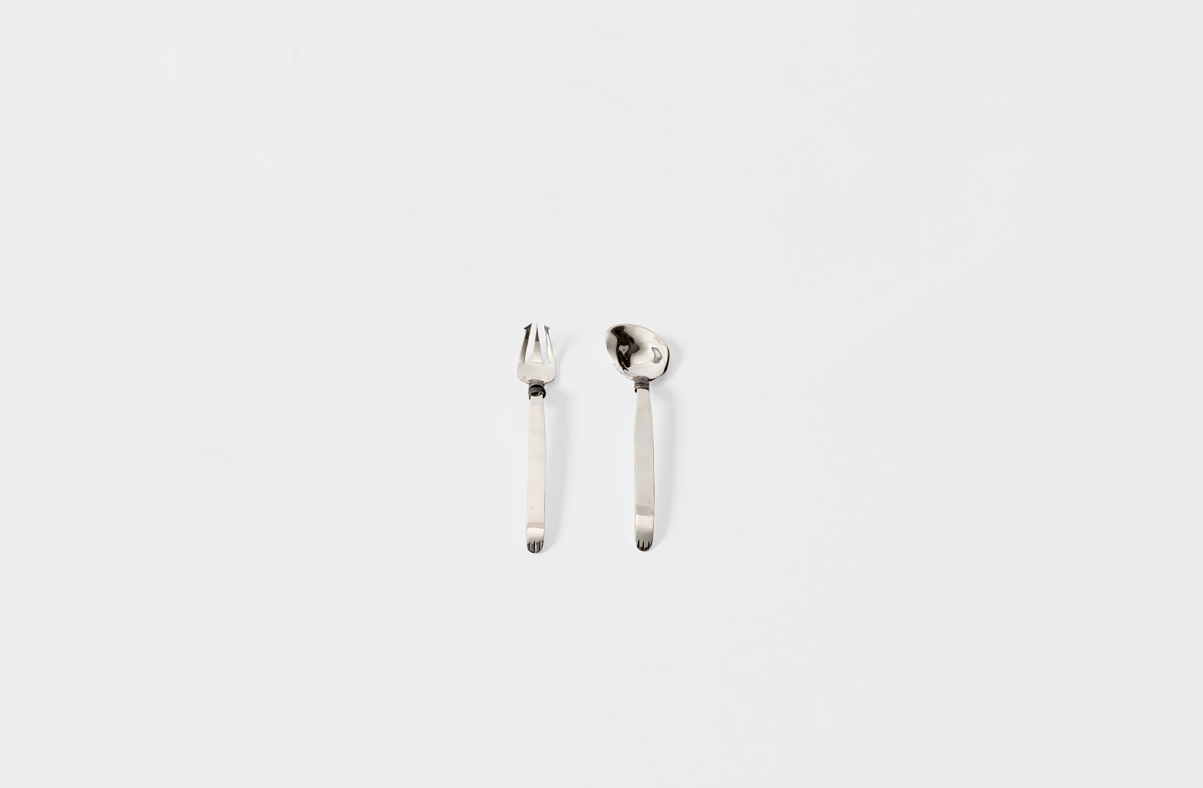 Heath Wagoner Sterling Silver Hors d'Oeuvre Fork and Spoon